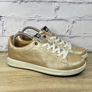 Kuru Roam Classic Court Sneakers Women's Size 9 Metallic Bronze Comfort Shoes